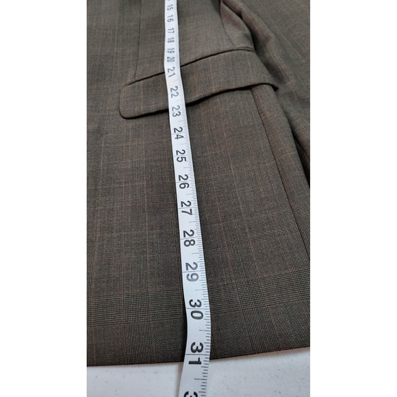 Ralph Lauren Men's Brown Plaid Wool Blazer Sport Coat Jacket Dillard's Exclusive - Picture 9 of 11